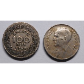 BRAZIL 100 Reis 1940