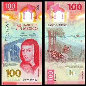 MEXICO 100 Pesos 10.07.2023...