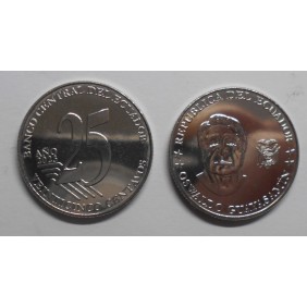 ECUADOR 25 Centavos 2023...