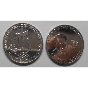 ECUADOR 25 Centavos 2023...