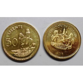 LESOTHO 50 Lisente 2018