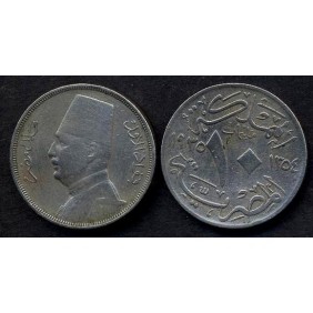 EGYPT 10 Milliemes 1935...