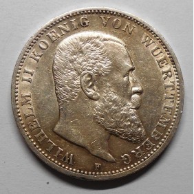 WURTTEMBERG 3 Mark 1912 F...