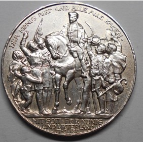 PRUSSIA 3 Mark 1913 A...
