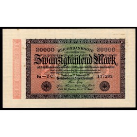 GERMANY 20.000 Mark 1923