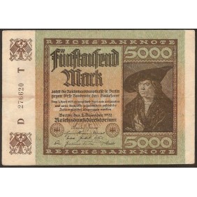 GERMANY 5000 Mark 1922