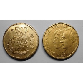 SPAIN 500 Pesetas 1989 Juan...