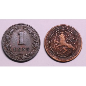 NETHERLANDS 1 Cent 1880