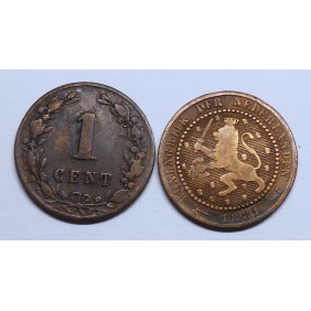 NETHERLANDS 1 Cent 1881