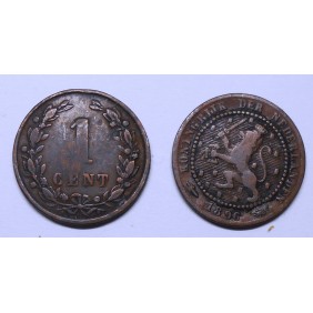 NETHERLANDS 1 Cent 1896