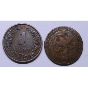 NETHERLANDS 1 Cent 1901 KM 131