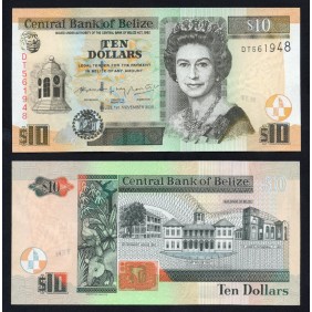 BELIZE 10 Dollars 2020