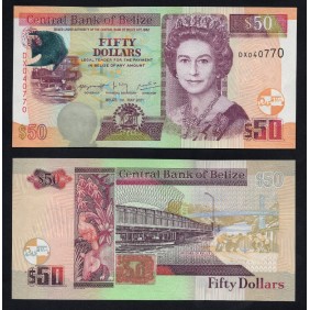 BELIZE 50 Dollars 2021
