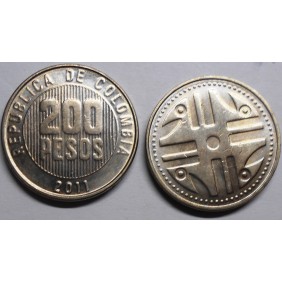 COLOMBIA 200 Pesos 2011