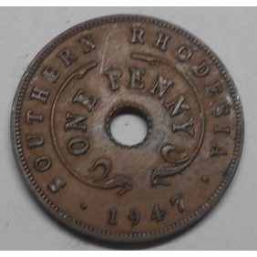 SOUTHERN RHODESIA 1 Penny 1947