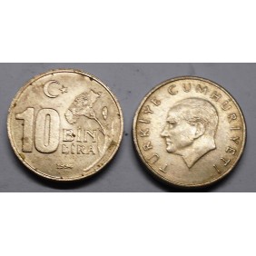 TURKEY 10 Bin Lira 1994