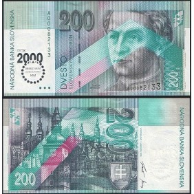SLOVAKIA 200 Korun 1995...