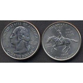 USA 1/4 Dollar 1999 P Delaware