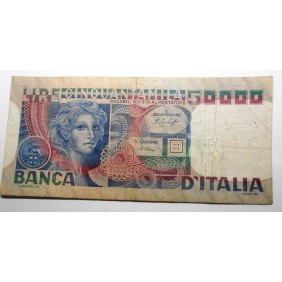 50.000 Lire VOLTO DI DONNA...