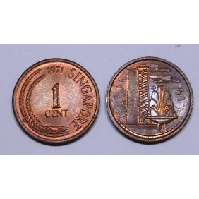 SINGAPORE 1 Cent 1971