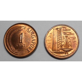 SINGAPORE 1 Cent 1973