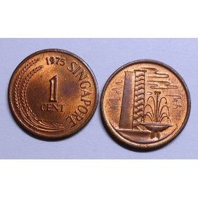 SINGAPORE 1 Cent 1975