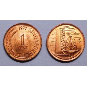 SINGAPORE 1 Cent 1977