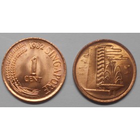 SINGAPORE 1 Cent 1982