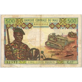 MALI 500 Francs 1973