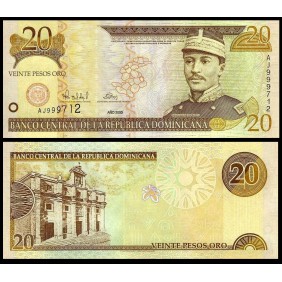 DOMINICAN REPUBLIC 20 Pesos...