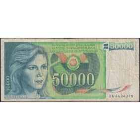 YUGOSLAVIA 50.000 Dinara 1988