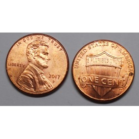 USA 1 Cent 2017 P Lincoln