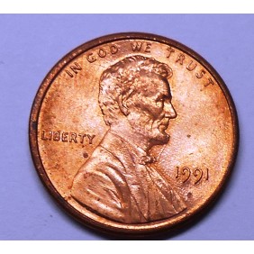 USA 1 Cent 1991 Lincoln
