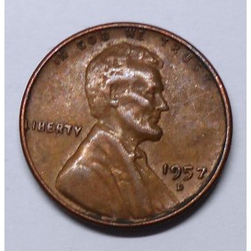 USA 1 Cent 1957 D Lincoln