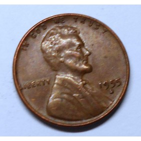 USA 1 Cent 1955 D Lincoln