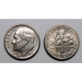 USA Roosevelt Dime 1973 D