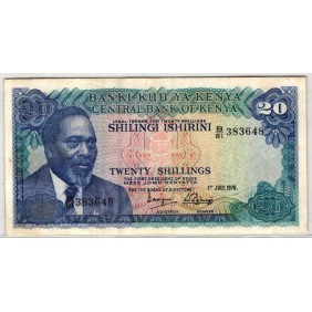 KENYA 20 Shillings 1976