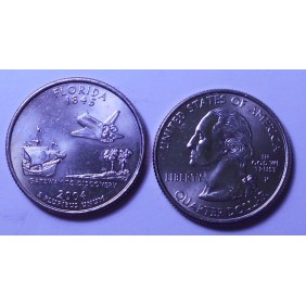 USA 1/4 Dollar 2004 P Florida