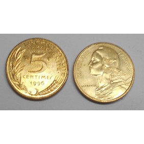 FRANCE 5 Centimes 1996