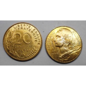 FRANCE 20 Centimes 1969