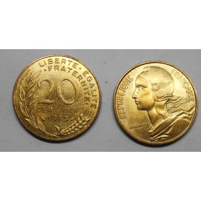 FRANCE 20 Centimes 1985