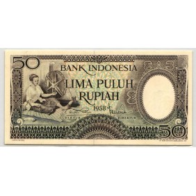 INDONESIA 50 Rupiah 1958...