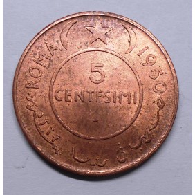 AFIS 5 Centesimi 1950