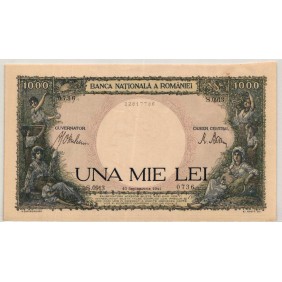 ROMANIA 1000 Lei 10.09.1941