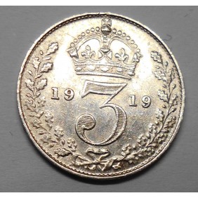 GREAT BRITAIN 3 Pence 1919...