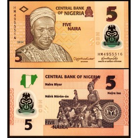 NIGERIA 5 Naira 2024 Polymer