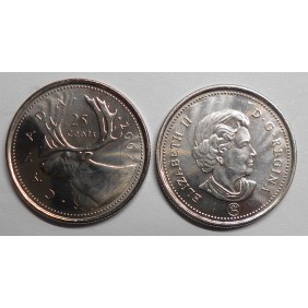 CANADA 25 Cents 2007