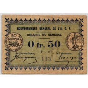 SENEGAL 0.50 Franc 1917