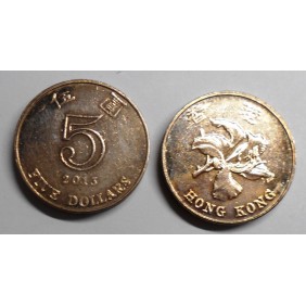 HONG KONG 5 Dollars 2013