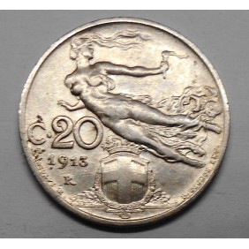20 Centesimi 1913 donna...